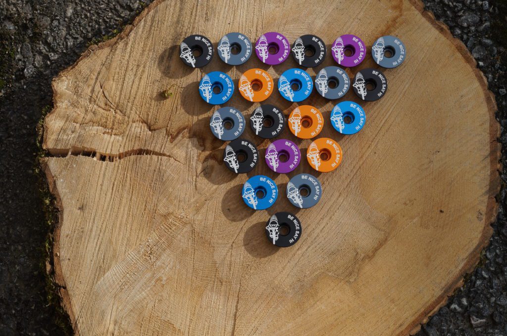 New custom Stem Caps Bike Garage