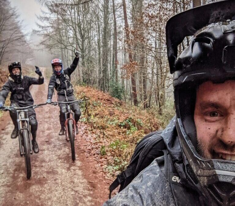 Mountain biking in Wharncliffe Woods