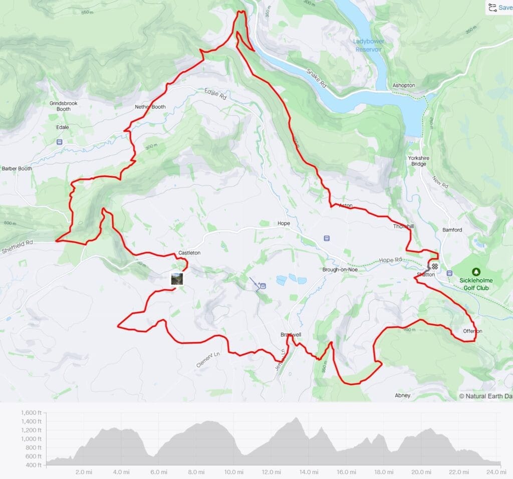 Map Route 9 route-7-hope-valley-and-hucklow